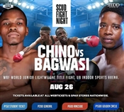 WORLD TITLE FIGHT (WORLD BOXING FEDERATION): CHINO VS BAGWASI